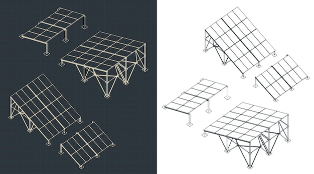 Solar panels blueprints