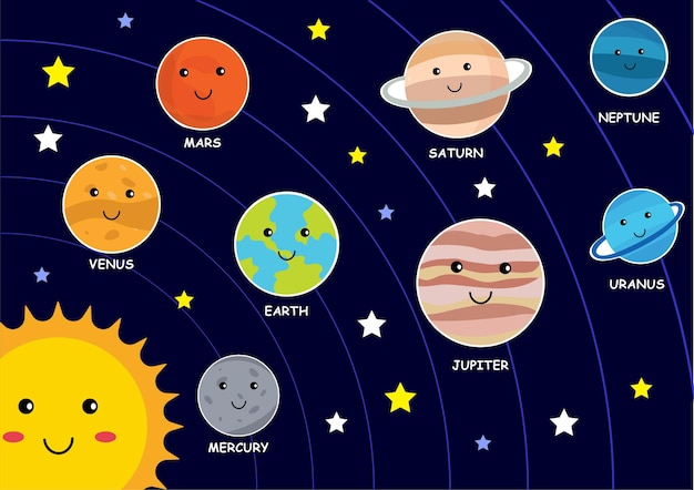 Solar System vector