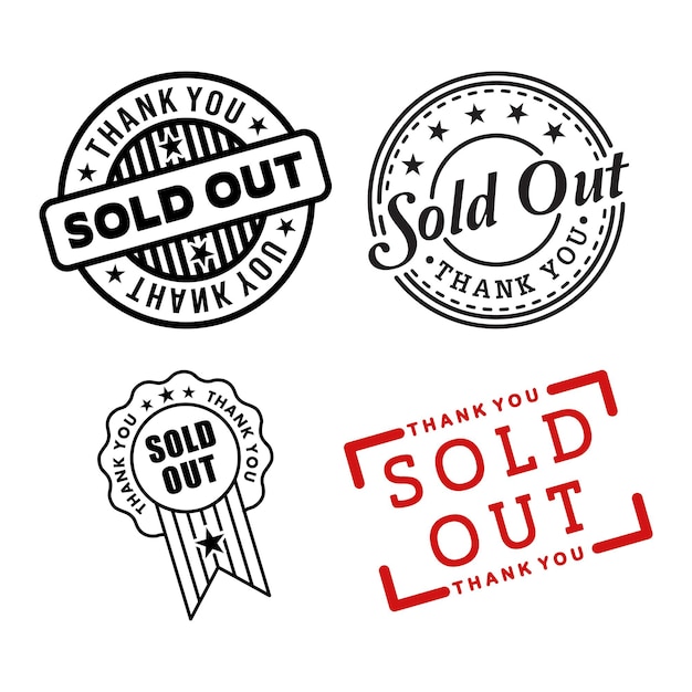 Sold out stamp vector on white background stamps for sale Sold out trail Cap sold red