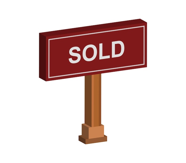 Sold sign