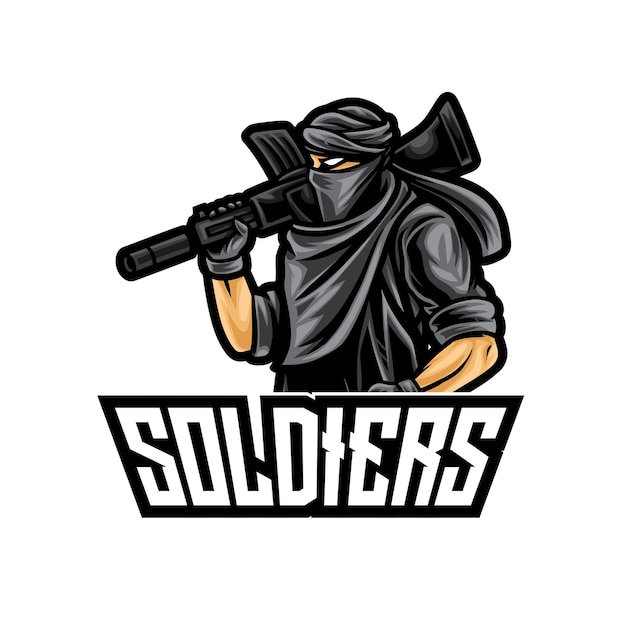 Soldier Warrior Esport Logo