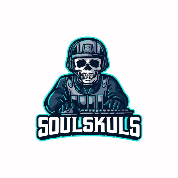 Soulskuls esport mascot logo design