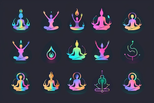 Sound Healing and Meditation Icons