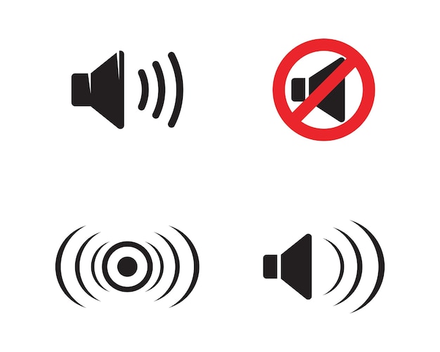 Sound icon vector illustration