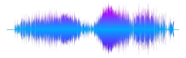 Sound noise effect Color gradient audio wave