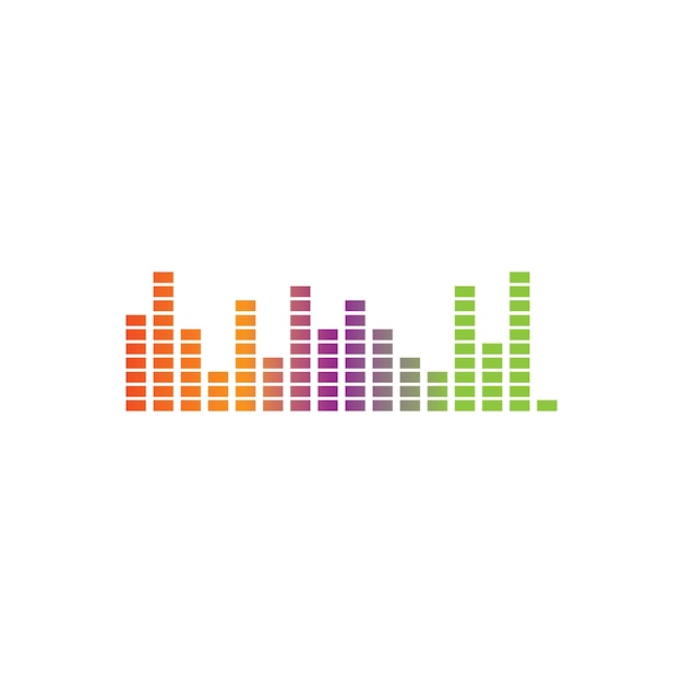 Sound wave ilustration logo vector icon template