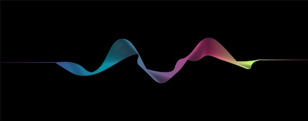 Sound wave voise spectrum vector dynamic audio waves