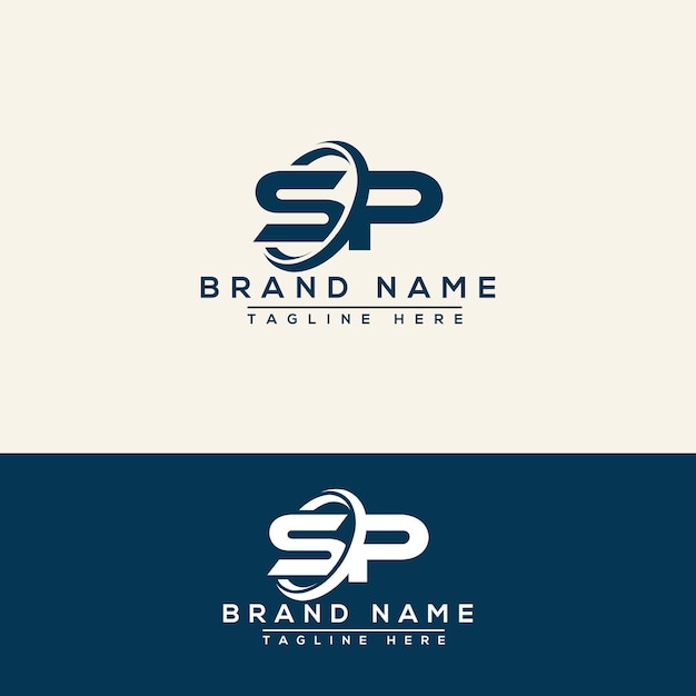 SP Logo Design Template Vector Graphic Branding Element.