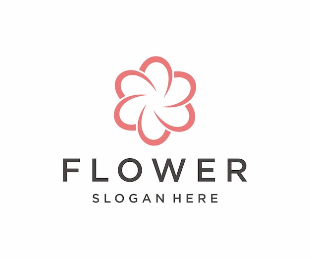 Spa business logo lotus Flower icon design Vector