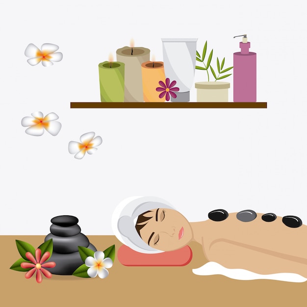 Vector spa design.