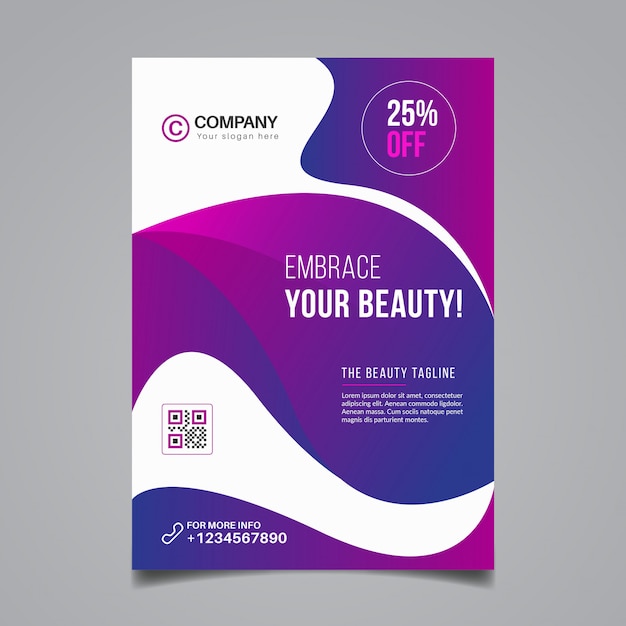 Spa flyer template