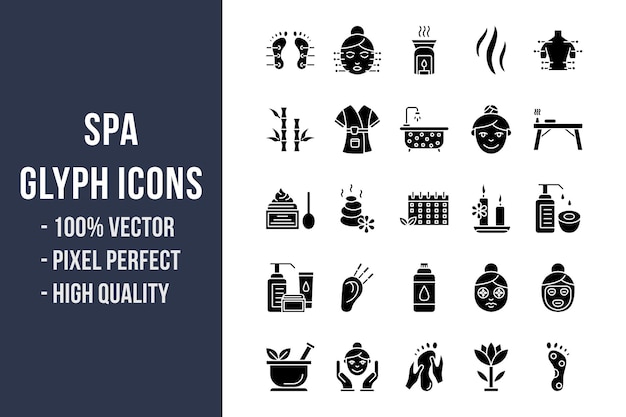 Spa Glyph Icons