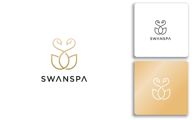 Spa luxury logo vector