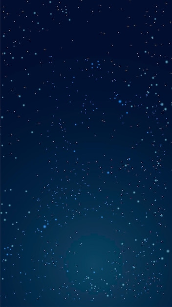 Space background. Abstract vector illustration of the planet and the starry sky. A blank for creativity