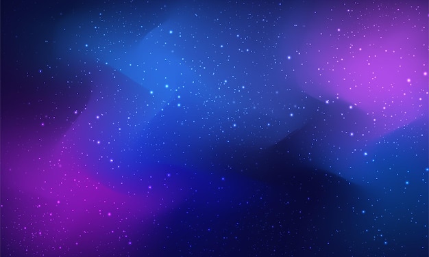 Space background dark background with stars outer space vector illustration