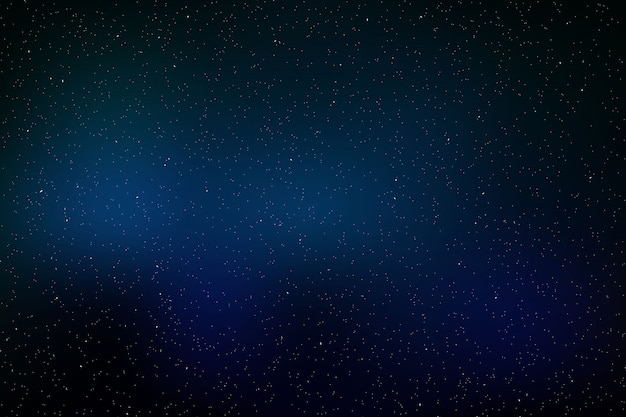 Space background with glowing stars