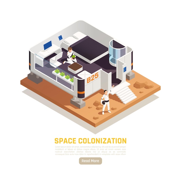 Space colonization banner