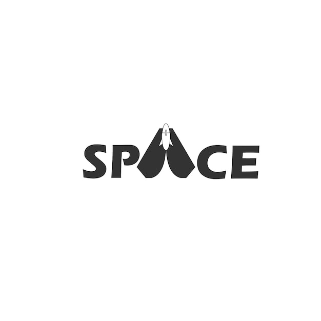 Vector space design logo illustration