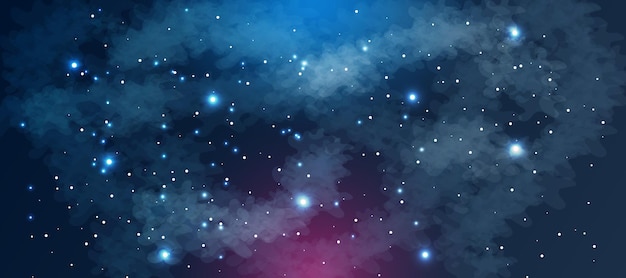 Space night sky galaxy background