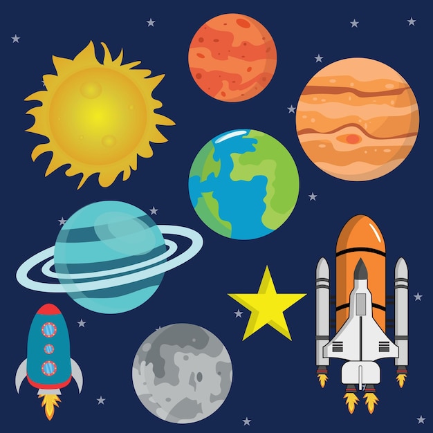 Space and Planets Clipart