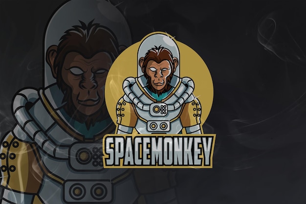 Spacemonkey Mascot & Esports Logo