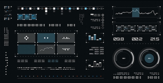 Spaceship screen elements