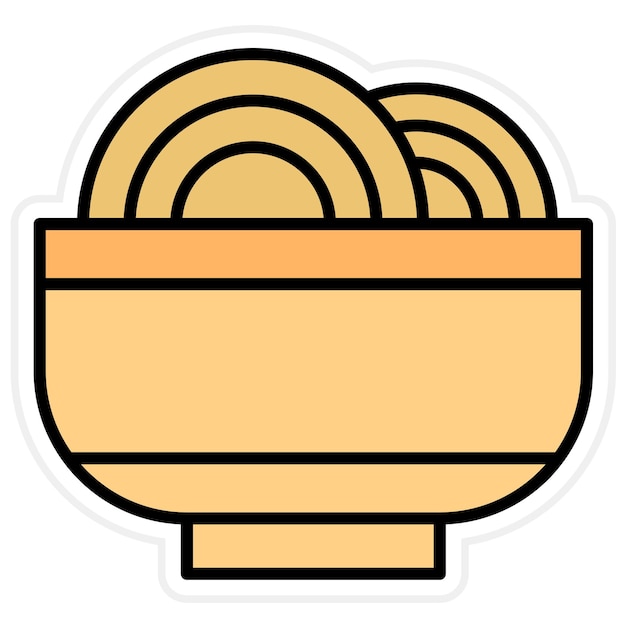 Vector spaguetti icon vector image can be used for morning and breakfast