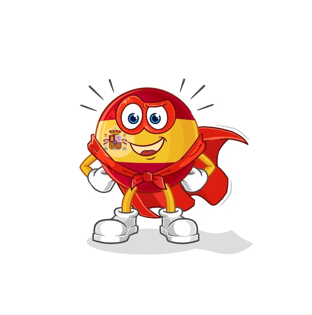 Spain heroes vector cartoon character