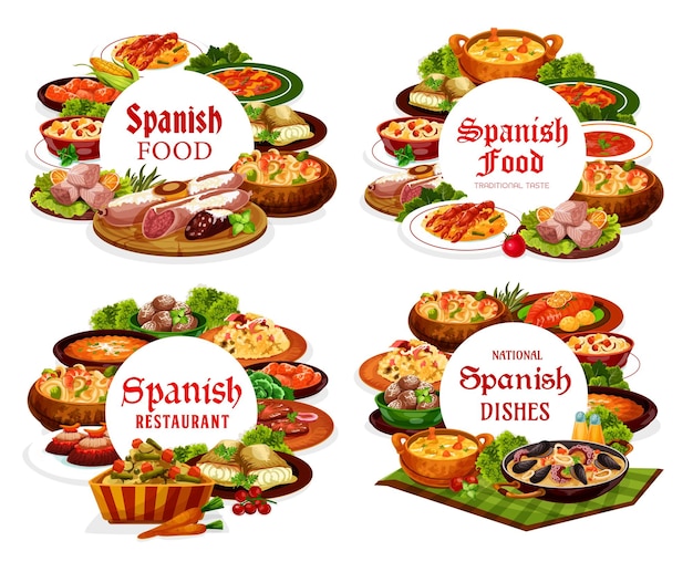 Spanish food cuisine menu meals restaurant Spain