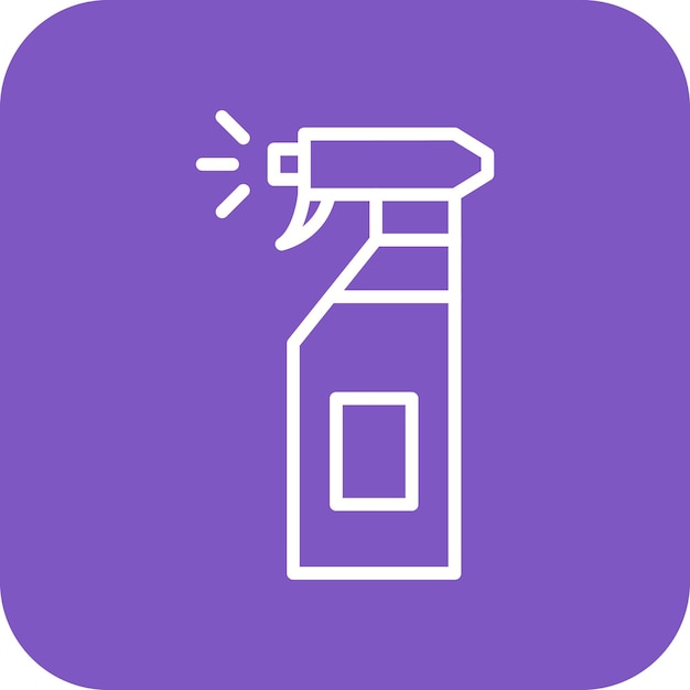 Sparay Bottle vector icon Can be used for House Cleaning iconset