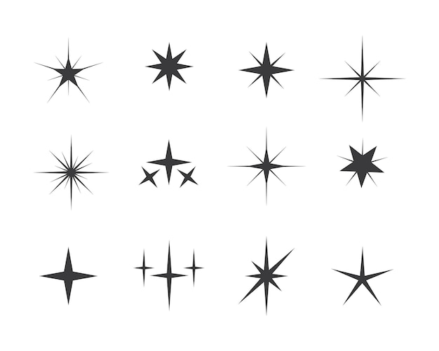 Sparkle light star vector illustration design