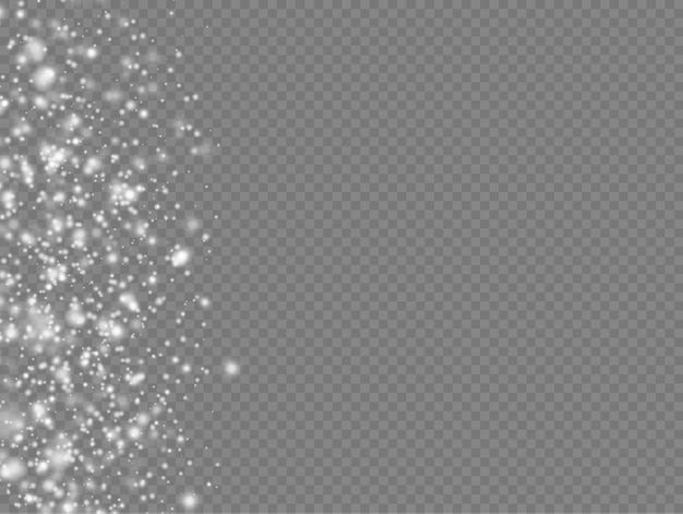 Sparkling dust particles bokeh christmas sparks light effect sparkle white sparks star blur vector