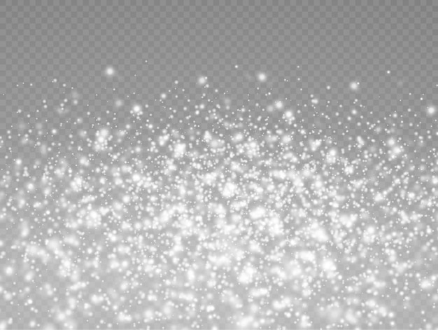 Sparkling dust particles bokeh christmas sparks light effect sparkle white sparks star blur vector