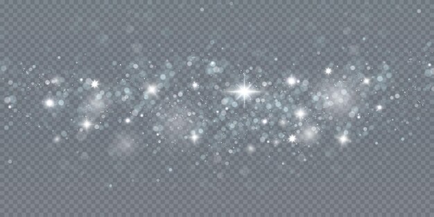 Sparkling magic dust illustration isolated