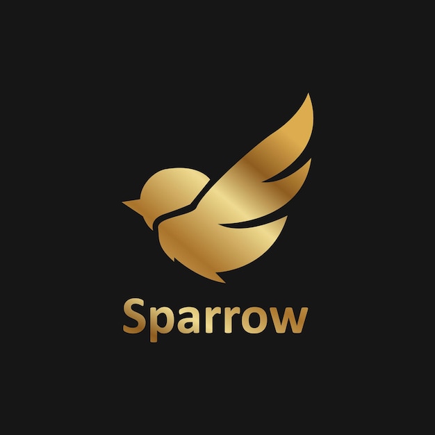 Sparrow logo design template