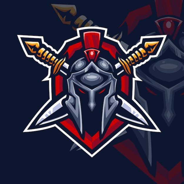 Sparta Knight esport gaming logo 