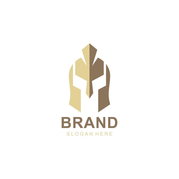 Spartan Helmet Logo Template Design Inspiration Pro Vector