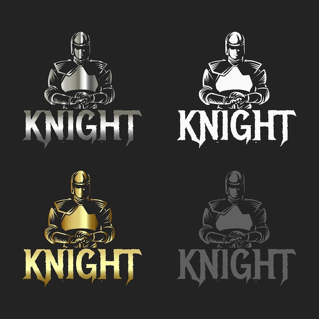 Spartan knight helmet logo vector design