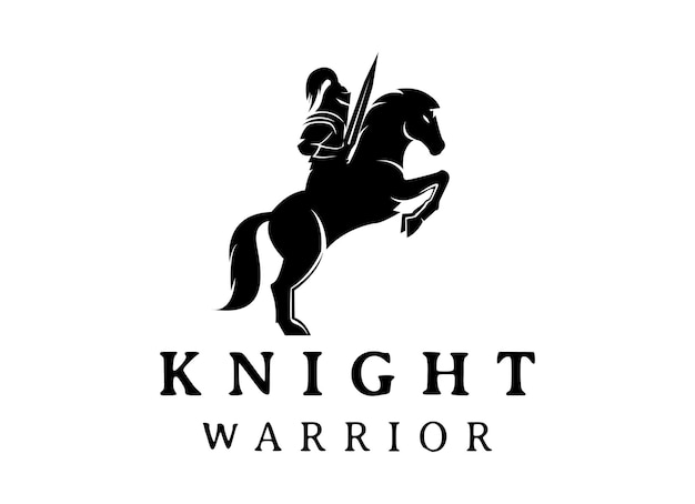 Spartan Knight Soldier Greek Warrior Logo Design