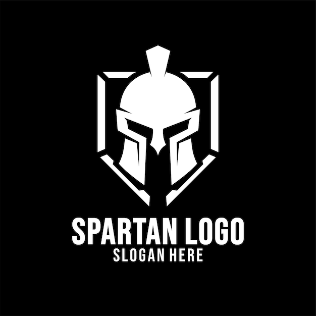 Spartan Logo Design Template Inspiration, Vector Illustration.