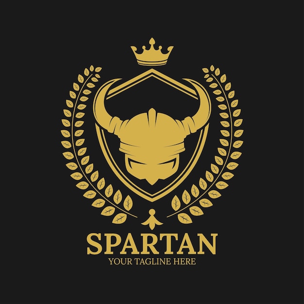 spartan logo design template