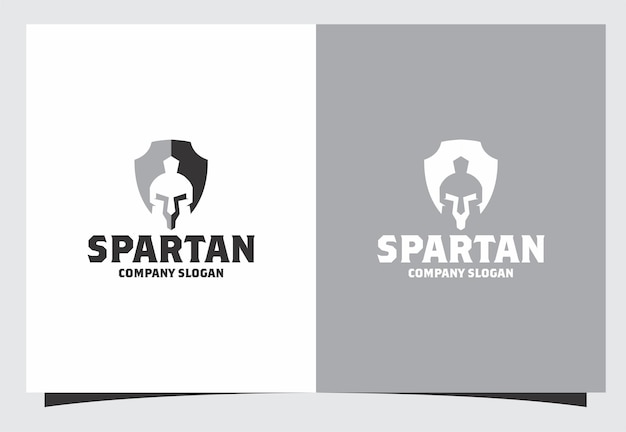 Vector spartan logo design