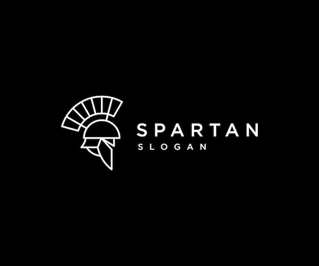 Vector spartan logo icon desgn template