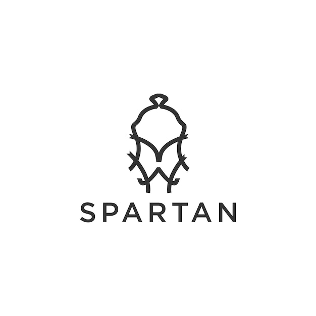 Spartan  logo icon design template