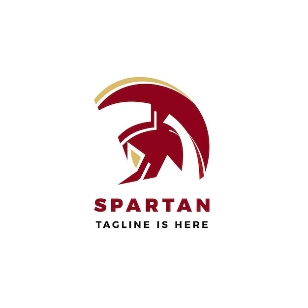 Spartan logo vector icon illustration