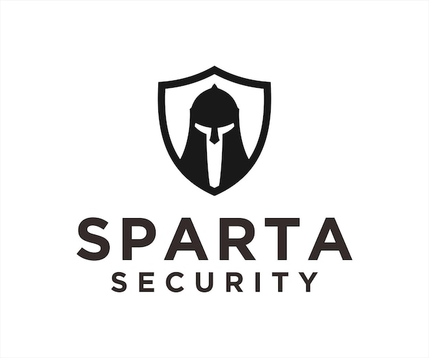 spartan shield logo or spartan vector