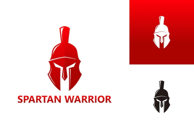 Spartan Warrior Logo Template Design Vector, Emblem, Design Concept, Creative Symbol, Icon