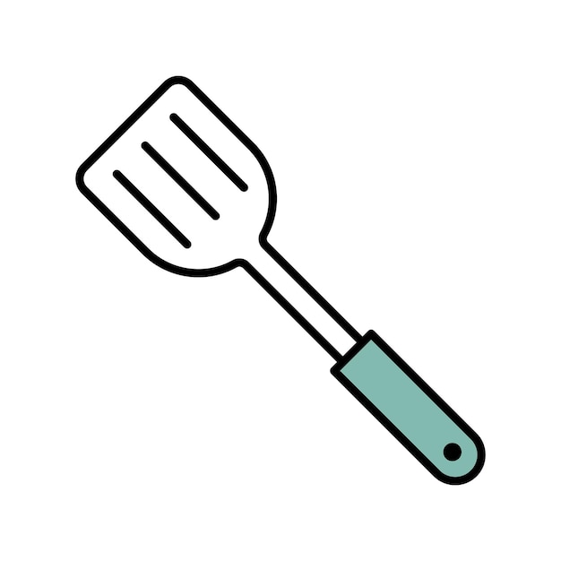 Spatula Icon Vector Simple Design