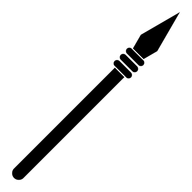 Spear icon vector