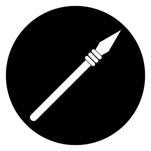 Spear icon vector